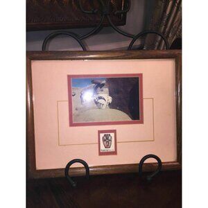 Hopi Heard Museum Phoenix Pueblo Art USA 13 Cents Stamp Framed Glass Collectors